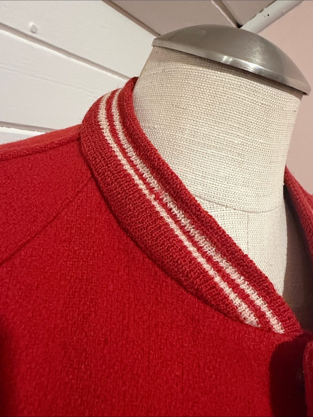 Vintage UBC Engineers Red Wool Varsity Jacket, Men’s Medium - Picture 3 of 6